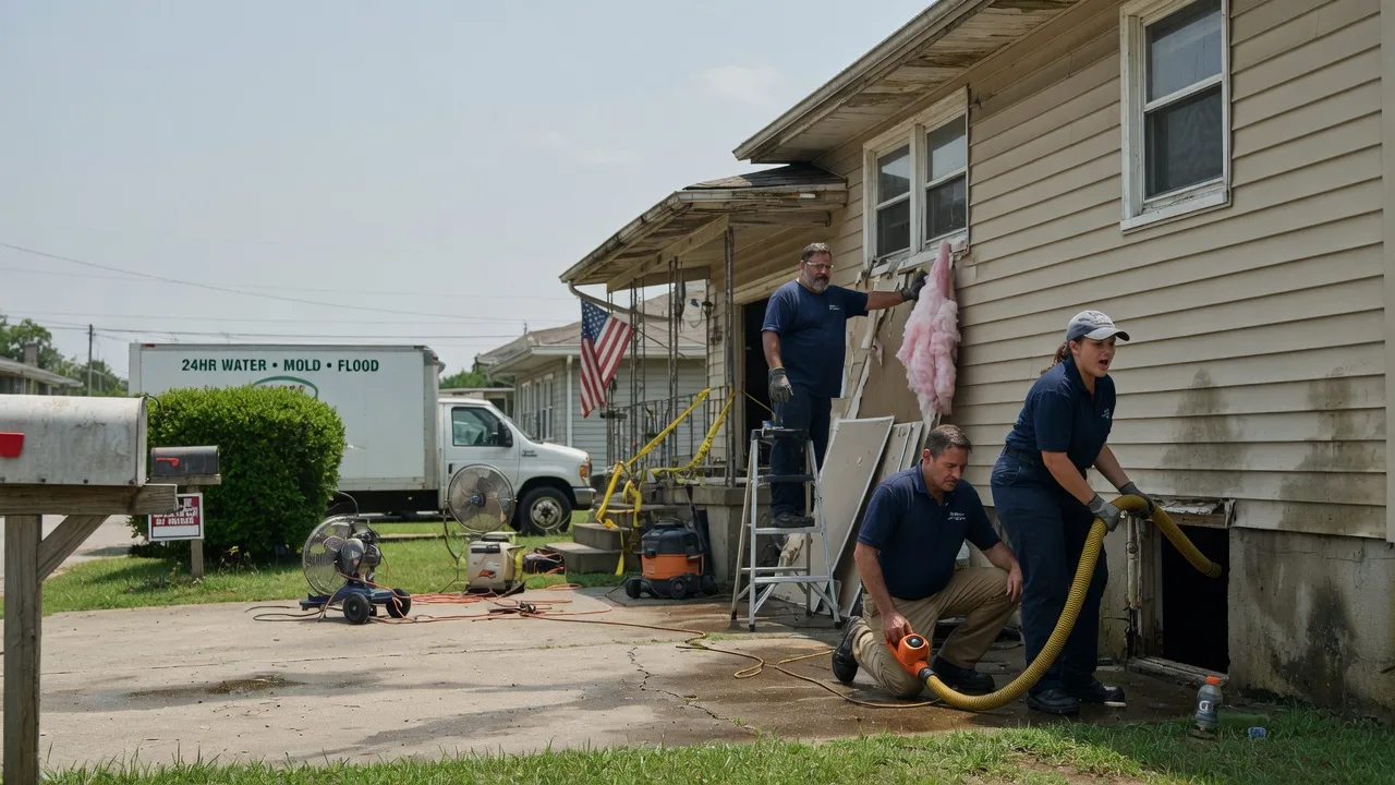 Water Damage Repair in Mill Shoals, IL near me